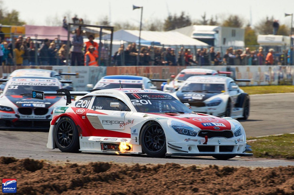 Martin Vedel var helt fremme på Padborg Park. På Ring Djursland går han ydmygt efter Top 6.